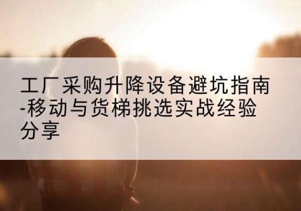 茫崖移动式升降机怎么选-工厂采购升降设备避坑指南-移动与货梯挑选实战经验分享