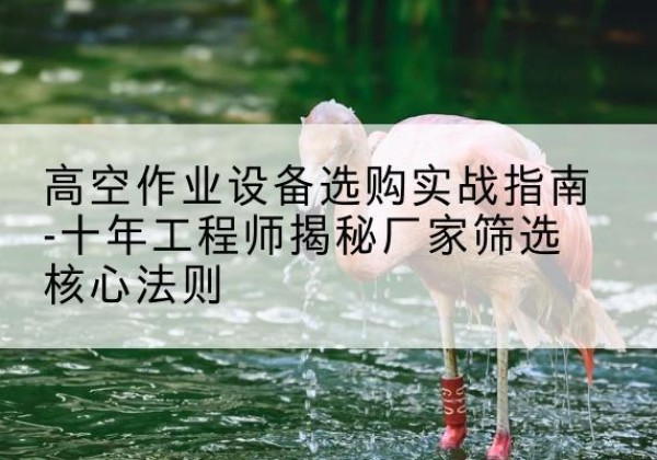 茫崖剪叉式升降机厂家-高空作业设备选购实战指南-十年工程师揭秘厂家筛选核心法则